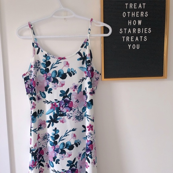 Floral print high low dress - Picture 1 of 2